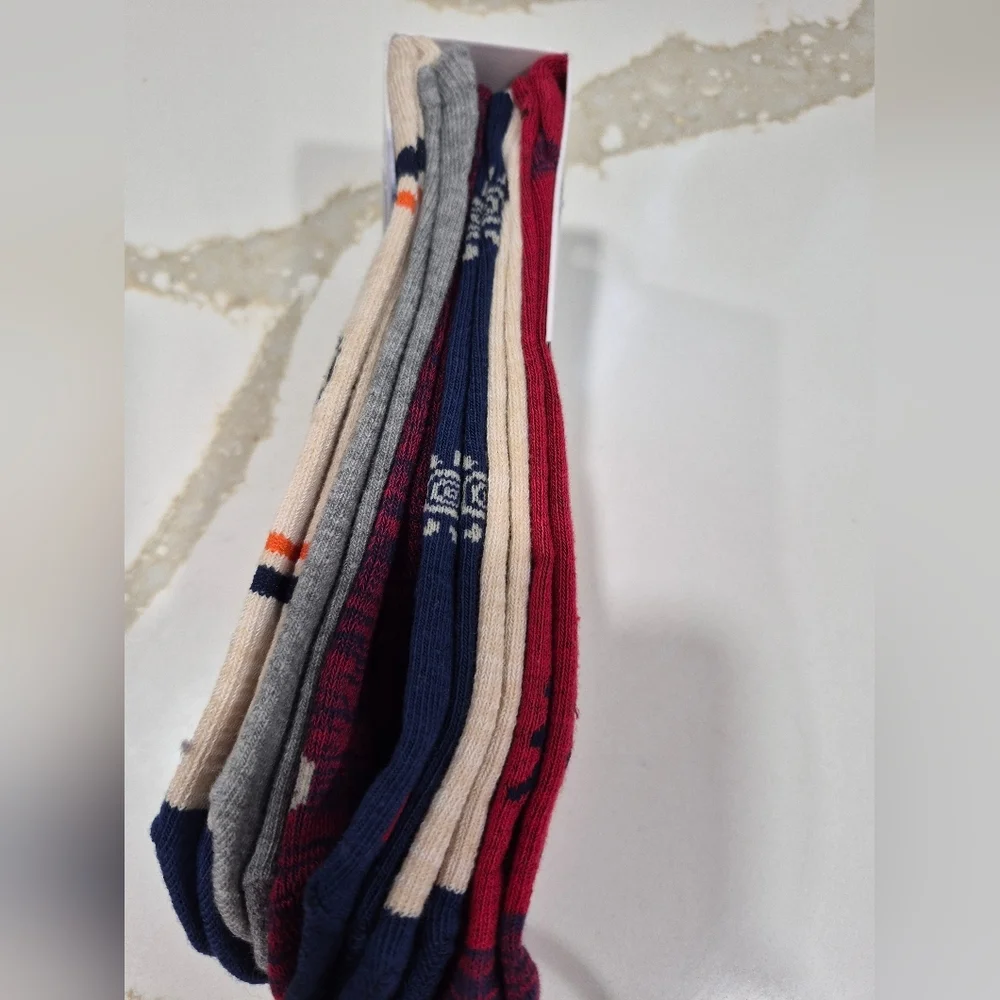 Life Is Good Men's Low Cut Socks - Gray, Blue, and Red